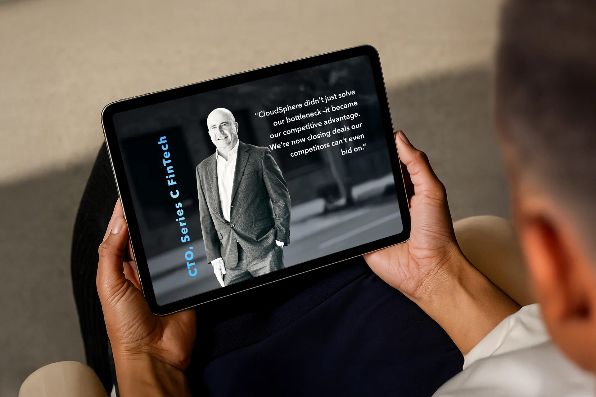 Cloudsphere company cto review and case study spread digital layout