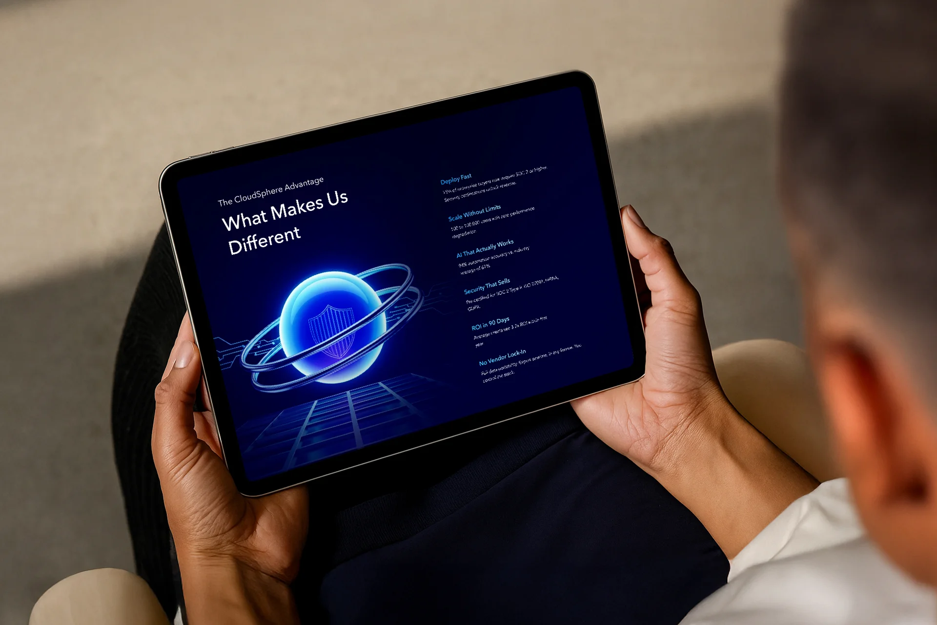 Cloudsphere company what makes us different digital layout