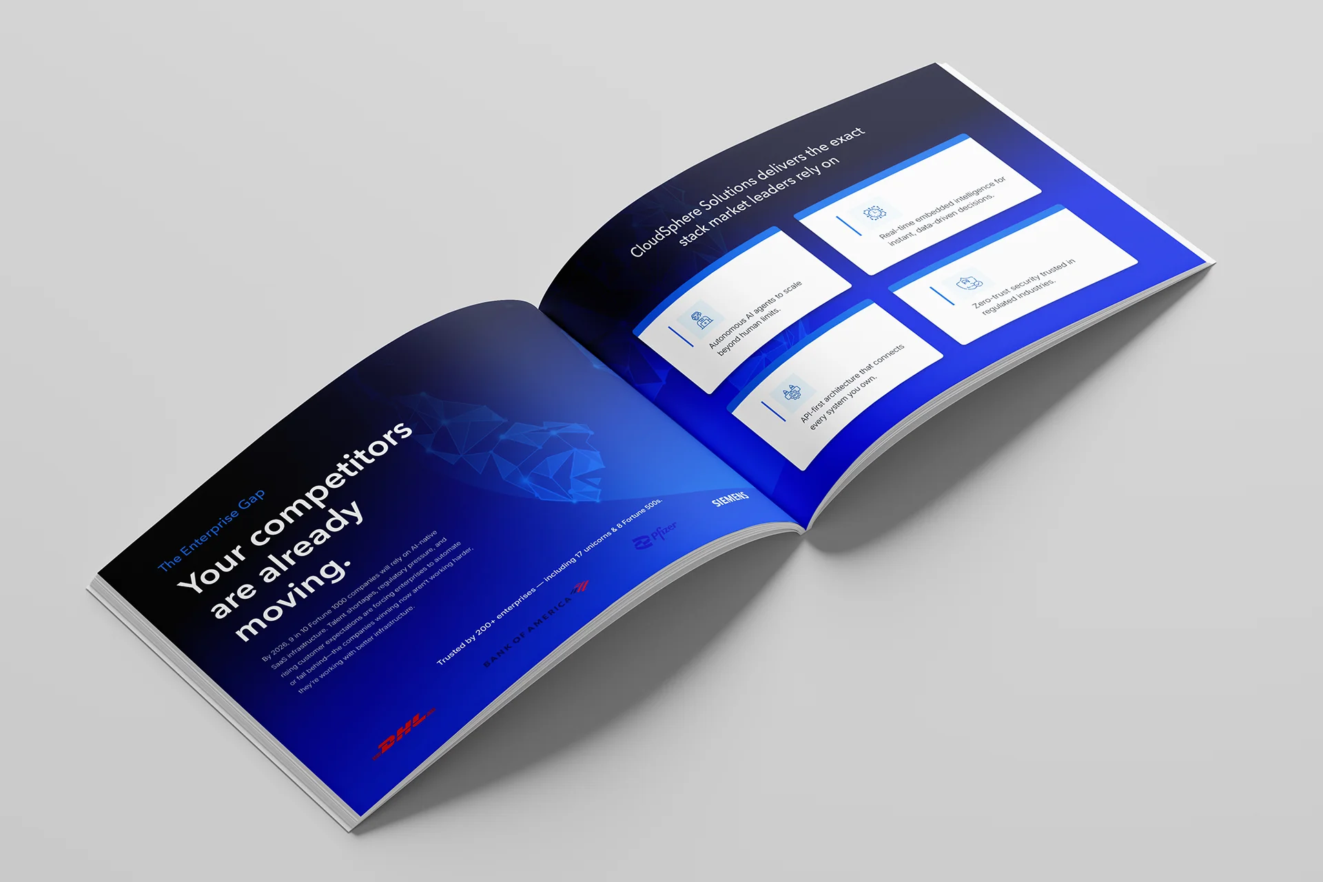 Cloudsphere introduction spread design