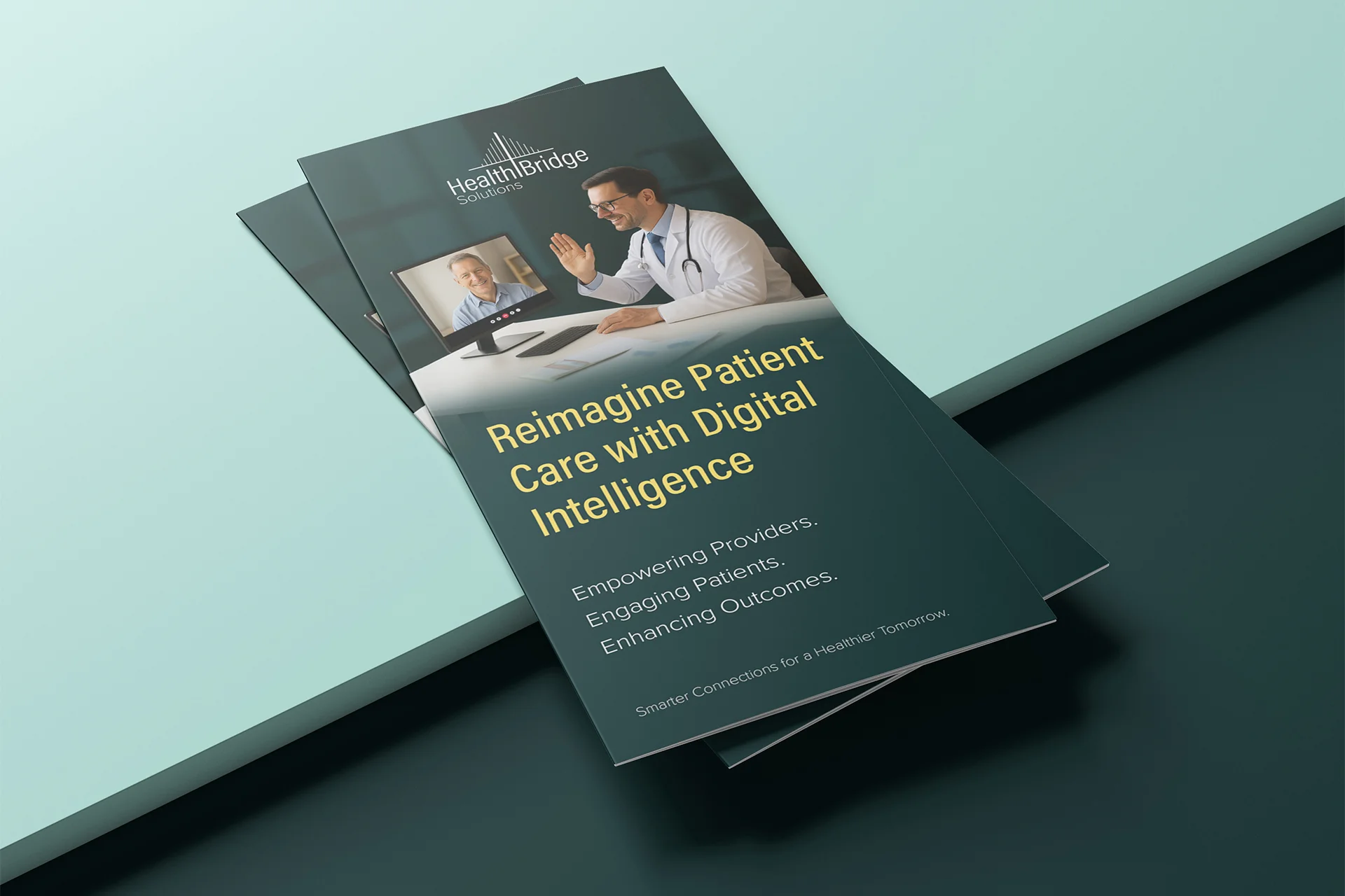 HealthBridge Solutions trifold brochure cover