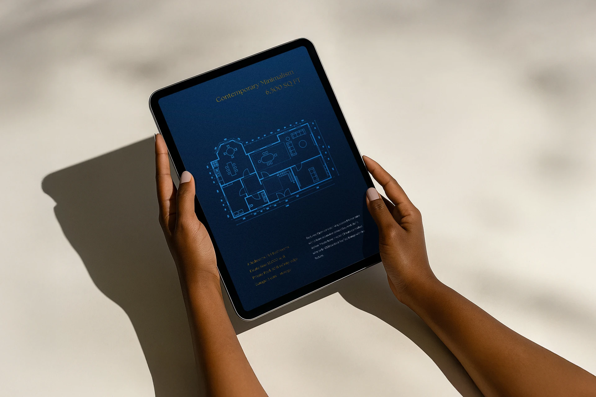 Haven Properties luxury brochure blueprint