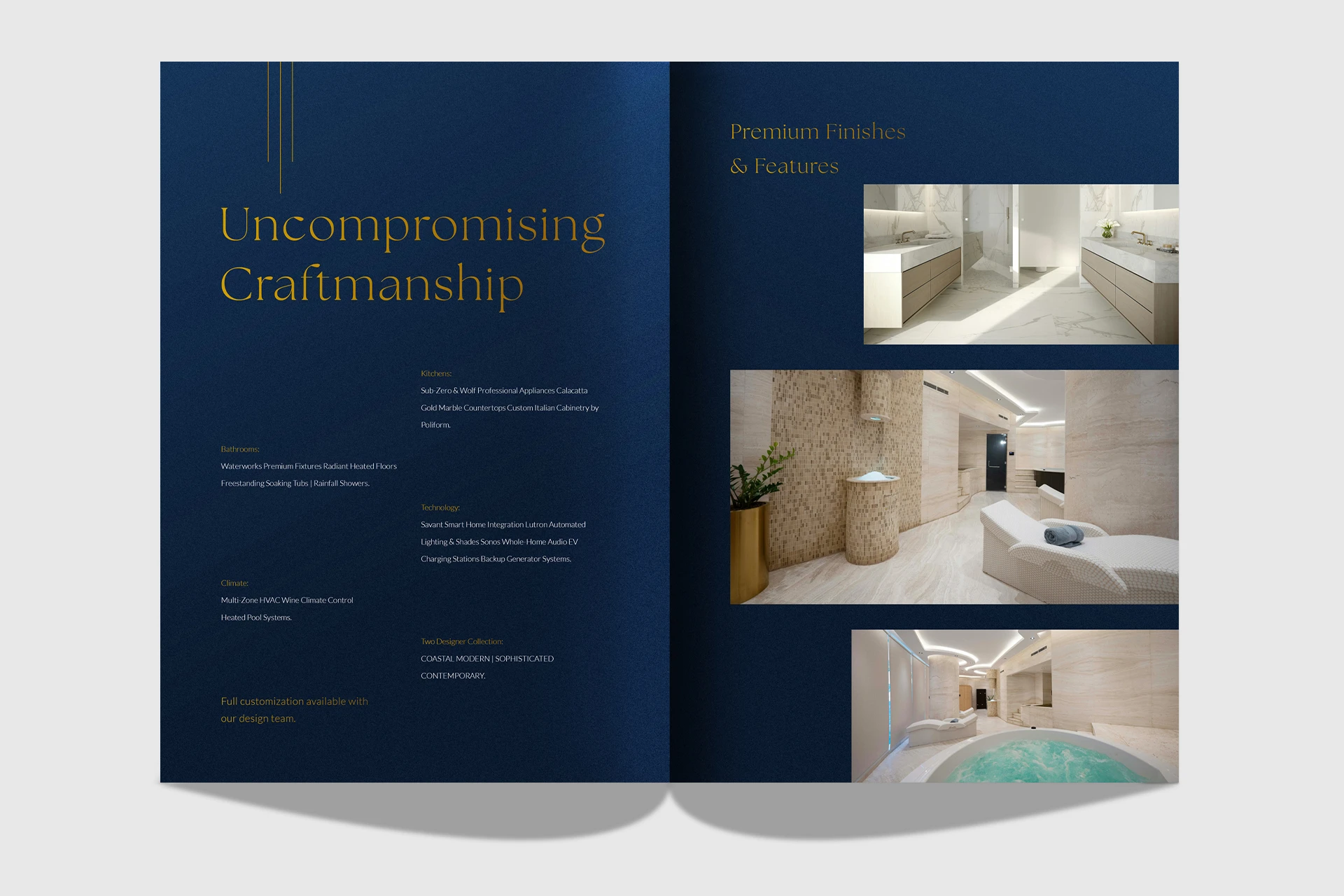 Haven Properties luxury brochure premium craftmanship interior