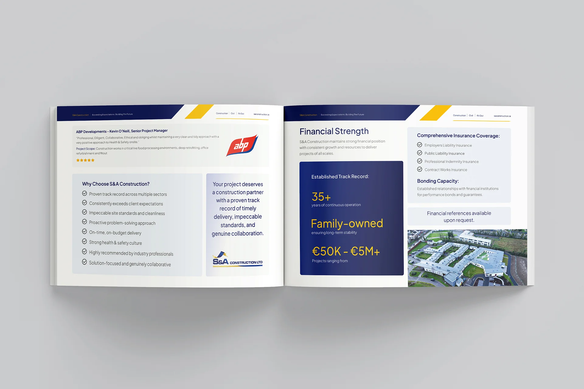 SA Construction Marketing Brochure